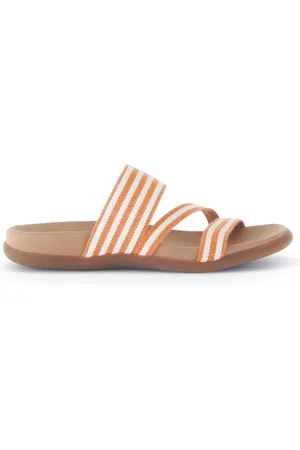 Gabor Femme, Chaussures, , Taille: 41 EU Mules oranges en bande élastique
