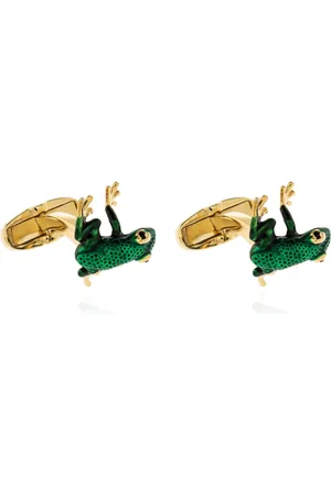 Paul Smith Homme, Accessoires, Vert, Taille: ONE Size Boutons de manchette avec motif de grenouille