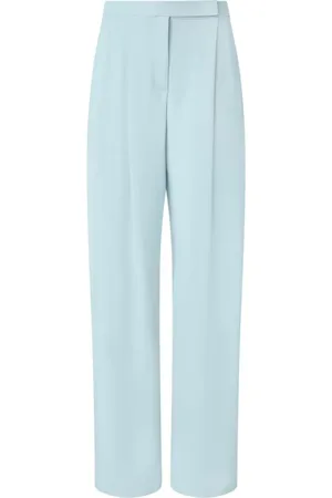 Pinko Femme, Pantalons, Bleu, Taille: 36 FR Pantalon Cady Cristal Bleu