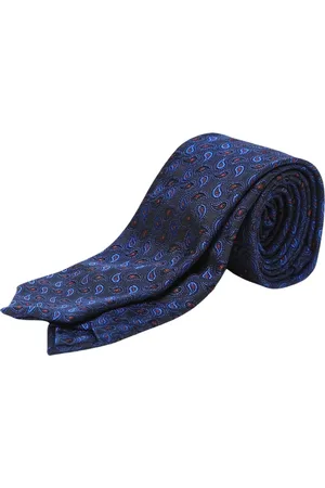Etro Homme, Accessoires, Bleu, Taille: ONE Size Papillon en Soie Paisley Bleu