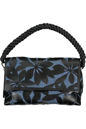 Desigual Femme, Sacs, Noir, Taille: ONE Size Sac à Bandoulière Noir avec Sangle Amovible