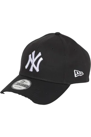 New Era Homme, Accessoires, Noir, Taille: ONE Size NY Yankees Casquette Noire Ajustable