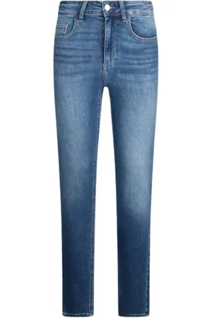 Liu Jo Femme, Jeans, Bleu, Taille: W29 Jean skinny taille haute avec strass