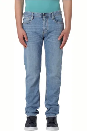 Emporio Armani Homme, Jeans, Bleu, Taille: W34 Jean Casual Stone-Washed