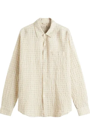 mfpen Homme, Chemises, , Taille: M Chemise Seersucker Coupe Décontractée