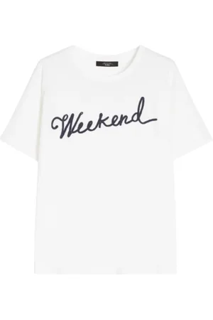 Max Mara Femme, Tops, Blanc, Taille: 40 FR T-shirts et Polos Blancs Olga
