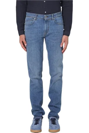 RE-HASH Homme, Jeans, Bleu, Taille: W36 Jean droit bleu pour homme
