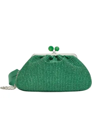 Max Mara Femme, Sacs, Vert, Taille: ONE Size Sac Pochette Fortuna en Vert
