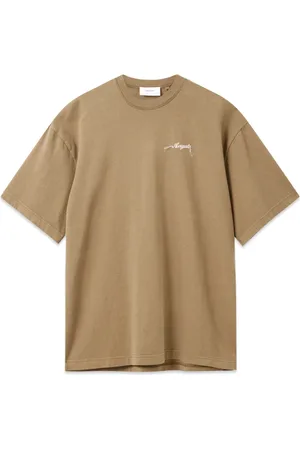 Axel Arigato Homme, Tops, Brun, Taille: L Honneur Lavé T-shirt
