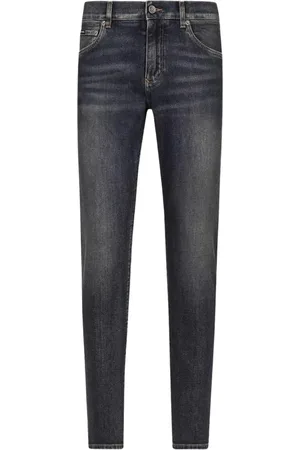 Dolce & Gabbana Homme, Jeans, Bleu, Taille: XL Jean Slim Fit Bleu Foncé