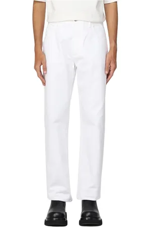 Bottega Veneta Homme, Jeans, Blanc, Taille: L Jean Droit Blanc