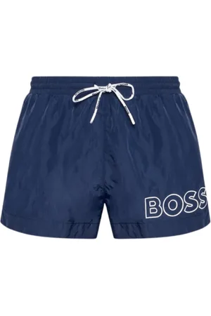HUGO BOSS Homme, Maillots de bain, Bleu, Taille: M Shorts Bleus avec Taille Élastique