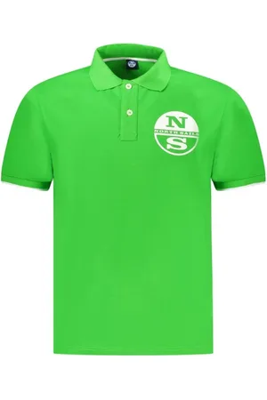 North Sails Homme, Tops, Vert, Taille: XL Polo en Coton Vert Style Classique