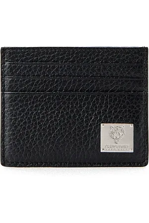 Philipp Plein Homme, Accessoires, Noir, Taille: ONE Size Portefeuilles & Porte-cartes Élégants