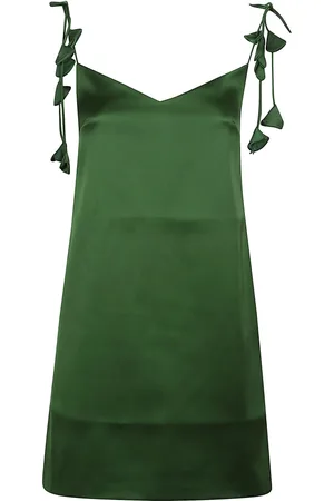 Self-Portrait Femme, Robes, Vert, Taille: 38 FR Robe Chic Verte pour Femmes