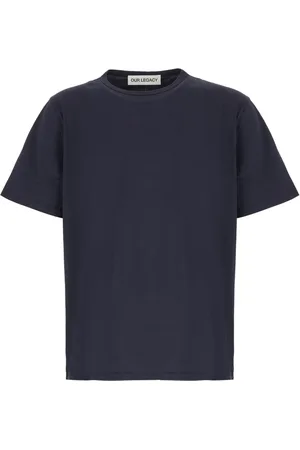 OUR LEGACY Homme, Tops, Bleu, Taille: L T-shirt Décontracté en Coton
