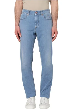Jeckerson Homme, Jeans, Bleu, Taille: W34 Jean coupe classique stone-washed
