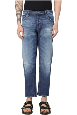 Dondup Homme, Jeans, Bleu, Taille: W34 Jeans décontractés déchirés