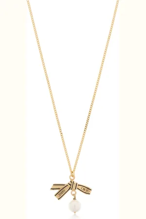Jimmy Choo Femme, Accessoires, Jaune, Taille: ONE Size Collier en laiton