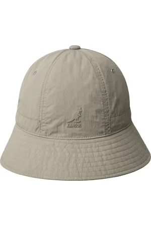 Kangol Unisex, Accessoires, Gris, Taille: L Chapeau de Pêcheur en Nylon Gris Léger Coupe-vent