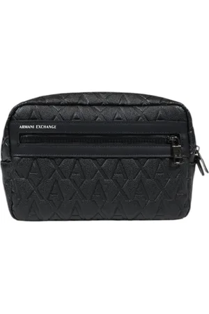 Armani Exchange Homme, Sacs, Noir, Taille: ONE Size Collection Pochette et Beauté pour Homme
