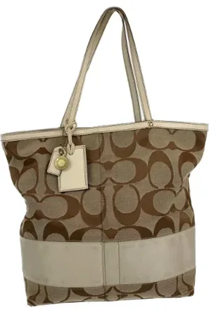 Coach Femme, Pre-owned, Brun, Taille: ONE Size Pre-owned Cuir cabas