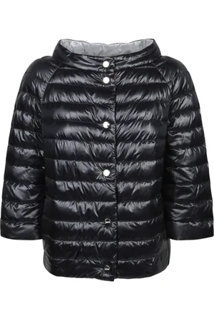 HERNO Femme, Vestes, Noir, Taille: 46 FR Veste Noire Matelassée Mode Femme