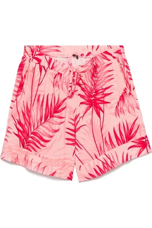 Liu Jo Femme, Shorts, Rose, Taille: 42 FR Shorts Rose Saumon Taille Élastique
