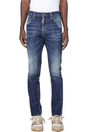 Dsquared2 Homme, Jeans, Bleu, Taille: 4XL Cool Guy Distressed Jeans Bleu