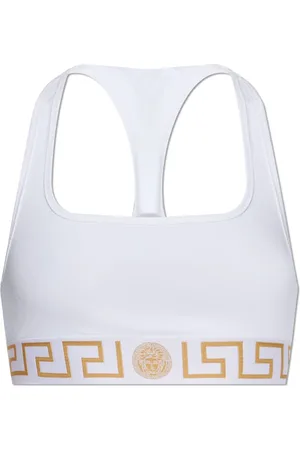 VERSACE Femme, Sport, Blanc, Taille: 42 FR Soutien-gorge en coton