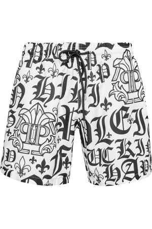 Philipp Plein Homme, Maillots de bain, Noir, Taille: 3XL Maillot de Bain Homme en Bleu Marine