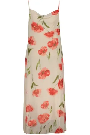AMELIE & AMELIE Femme, Robes, Multicolore, Taille: 42 FR Robe Offwhite Pamela