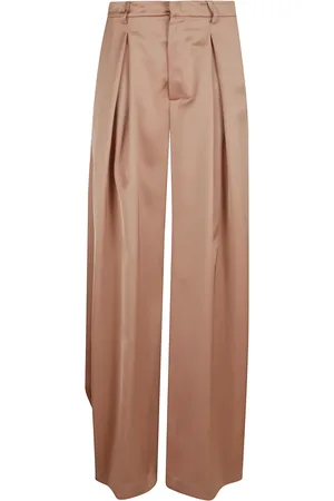 Andamane Femme, Pantalons, Brun, Taille: 38 FR Pantalon Élégant Rose & Violet