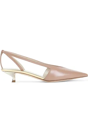 Giorgio Armani Femme, Chaussures, Rose, Taille: 36 EU Escarpins en Cuir Rose & Violet