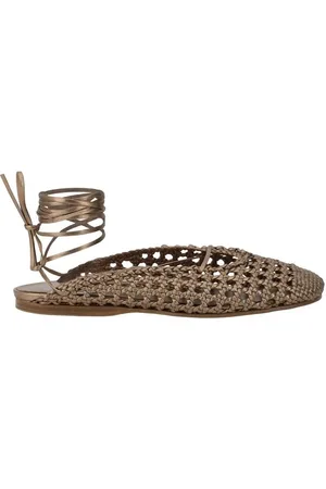 FORTE FORTE Femme, Chaussures, , Taille: 41 EU Mules en Cuir avec Effet Filet et Ruban