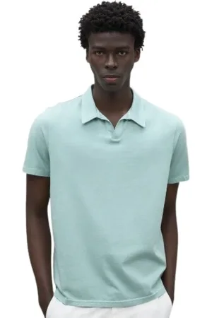 ECOALF Homme, Tops, Vert, Taille: M Polo Enzo Vert Lavé