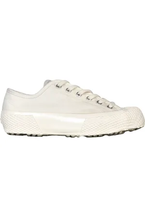 Superga Homme, Chaussures, Blanc, Taille: 37 EU Baskets en toile avec style militaire