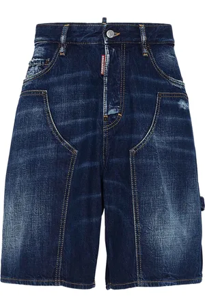 Dsquared2 Homme, Shorts, Bleu, Taille: S Shorts en Denim Bleu Style Charpentier