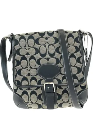 Coach Femme, Pre-owned, Noir, Taille: ONE Size Pre-owned Toile sacs-ports-paule