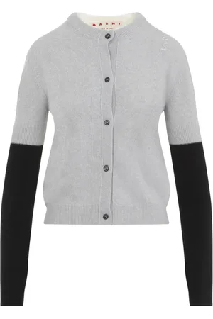 Marni Femme, Pulls, Gris, Taille: 38 FR Pull Gris Luxueux pour Femmes