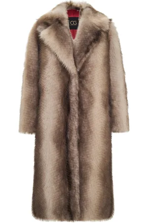 CESARE GASPARI Femme, Vestes, Brun, Taille: 38 FR Faux Fur & Shearling Vestes