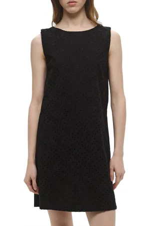 MARELLA Femme, Robes, Noir, Taille: 46 FR Robe Mini Opale Noire
