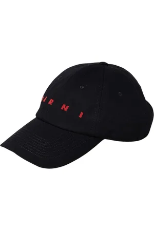 Marni Homme, Accessoires, Noir, Taille: S Casquette de Baseball Noire pour Homme