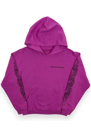 CHROME HEARTS Homme, Sweatshirts et sweats à capuche, Violet, Taille: M Sweat à Capuche Vintage Violet