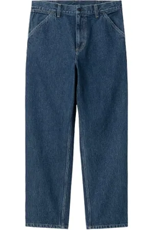 Carhartt Homme, Jeans, Bleu, Taille: W32 Pantalon Coupe Genoux Inspiré Workwear Clic