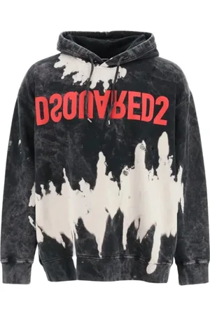 Dsquared2 Homme, Sweatshirts et sweats à capuche, Multicolore, Taille: M Tie-Dye French Terry Sweat à capuche