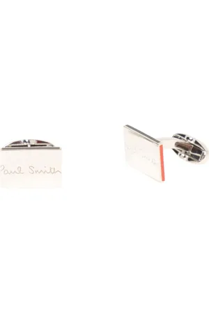 Paul Smith Homme, Accessoires, Multicolore, Taille: ONE Size Élégants Boutons de Manchette Rectangulaires Détail Multicolore