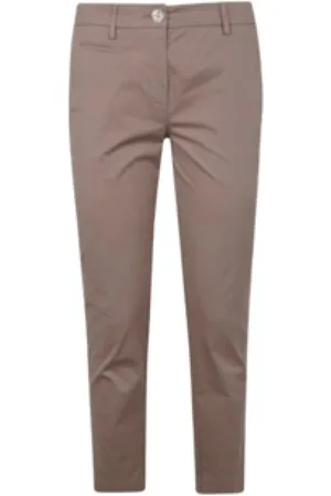 Twin-Set Femme, Pantalons, Brun, Taille: 38 FR Pantalon Élégant Corde Ss25