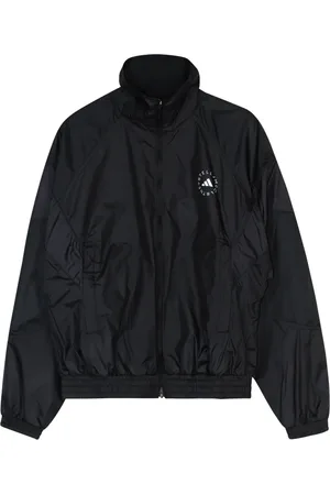 adidas Femme, Vestes, Noir, Taille: 38 FR Veste de Piste Imperméable Noire