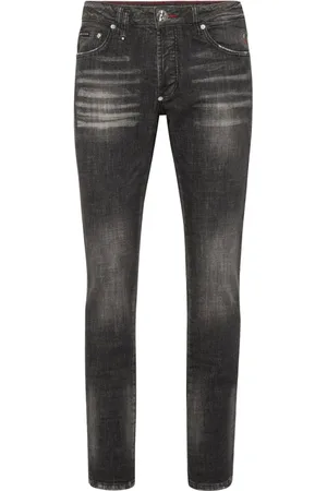 Philipp Plein Homme, Jeans, Noir, Taille: W38 Jeans en Denim Élégants